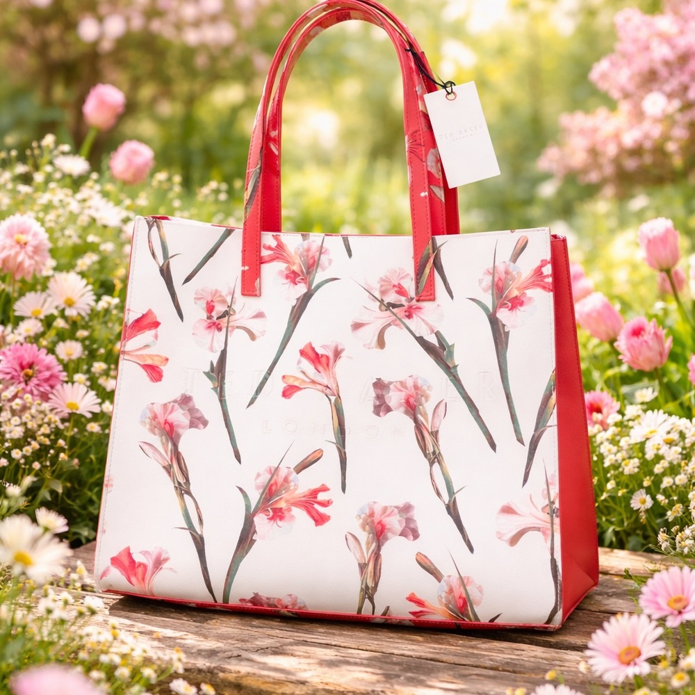 Ted Baker Icon Floral Print Tote Bag